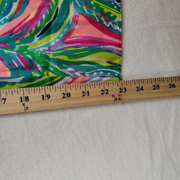 Lilly Pulitzer Gaucho Pants Don't Leave Me Hanging Wide Leg Cropped Sz 0 - Picture 10 of 10